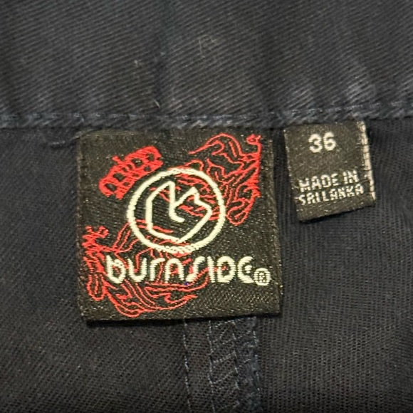 BURNSIDE Flat Front Shorts - Picture 3 of 3